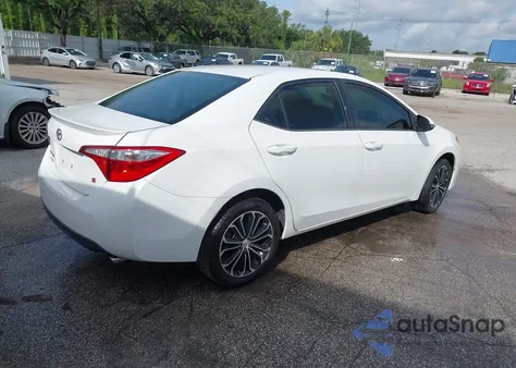 2015 Toyota Corolla S Plus from USA, damaged, VIN 2T1BURHE2FC470840